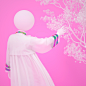 东风西渐，直指本心/Innate Mind : Under the theme of Innate Mind，my work is combined with traditional Chinese elements which also include some Korean nationality’s elements to express eastern culture. I hope you Like it.
