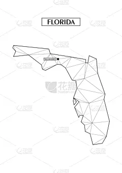 佛罗里达,三角形,墙,抽象,住宅房间,线条,形状,联系