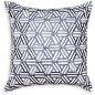 Jonathan Adler Interlocking Satin-Stitch Pillow