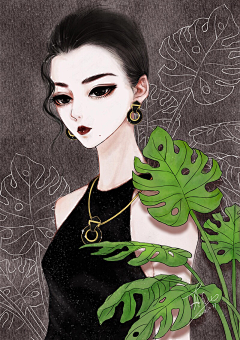 笑起来很好看采集到插画