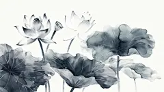 荷花素材图AI图植物AI图