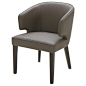 Pembroke Chair  Contemporary, MidCentury  Modern, Transitional, Leather, Wood, Table by Renovation Room