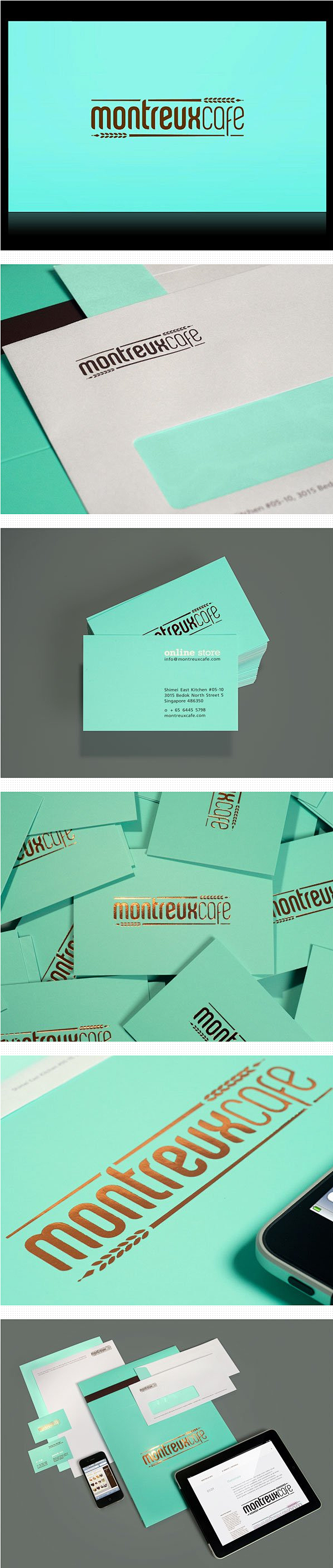 Montreux 咖啡品牌VI设计 | ...