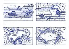 景观人必备！十六个景观手绘线稿大分享 - 小红书