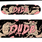 Buena la Rata // SkateBoards illustration : Digital illustration for the collection "Buena la Rata" brand DUDE skateboards