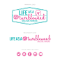 Life As A Tumbleweed Logo Design : Designed logo and social media icons for a Boston travel blogger.