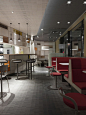 麦当劳餐厅法国店全新内部形象设计