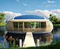EcoFloLife waterness 100 hus med solceller på taget