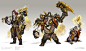 KeyForge Concept Design : House Brobnar, David Kegg : I had the pleasure of doing the concept design work for all the factions for Fantasy Flight Game's unique deck card game KeyForge. 

House Brobnar = Vikings + Goblins/Orcs + Cybernetic Implants + Biker