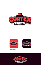 Cortex Party Mobile game logo : Logo and icon design for cortex party mobile game 游戏logo