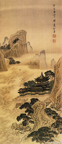 空山樱落采集到古画