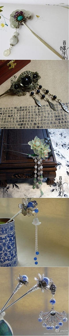游离的蓝藻采集到古典饰品