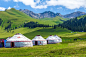 那拉提草原,蒙古包,草原,风景,太阳图片undefinedID:VCG211120066782