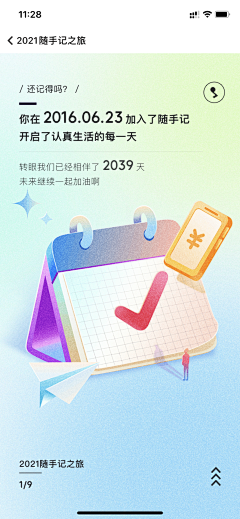 林小瘦采集到App-年度报告