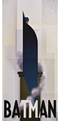 Greg Guillemin装饰艺术风格的超级英雄电影海报-设计时代 - 平面设计 #采集大赛#