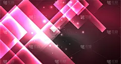 模板,现代,闪亮的,彩色图片,正方形,黑色背景,霓虹灯,活力,华丽的,暗色