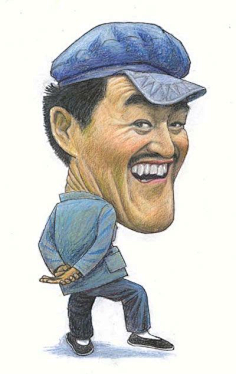 夸张的人物