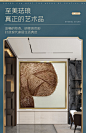 纯手绘珐琅彩画客厅立体组合挂画现代玄关餐厅金属框抽象壁画轨迹-tmall.com天猫