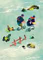 韩国插画家gogi Eom 2014插画作品欣赏 文艺圈 展示 设计时代网-Powered by thinkdo3