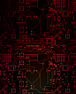 PCB LOVE PATTERN, BeaYourself, 2016/17 : PCB LOVE PATTERN, BeaYourself, 2016 is a project for textile, furniture, wallpaper design = surface pattern design; 