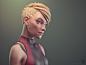 Sisters, Carsten Stueben : A small personal project to see how different a single face can look like if you chance the style of the character.