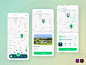 Map & Navigation  App UI Kit by CMARIX TechnoLabs on Dribbble