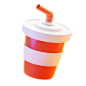 DRINKS 3D Icon