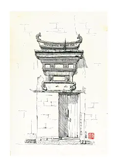 风景写生，手绘， 工业设计，产品设计，普象网