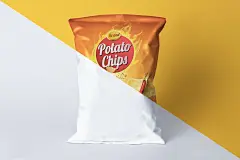 薯片包装设计样机 Bag Of Chips Mockup-设汇