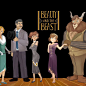 "Beauty and the Beast" character line up. ✨
#belleleeart #charactersesign #beautyandthebeast #disney #illustration #미녀와야수 #디즈니 #캐릭터
