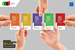 趣味创意名片模板Quote it - Business Card 67 设计模板 
