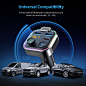 Amazon.com: UNBREAKcable Bluetooth FM Transmitter for Car, PD 38W Fast Charging, Wireless Bluetooth FM Radio Adapter, Car Kit with Hands-Free Calls, HiFi Bass Boost MP3 Music Player Support USB Drive : Electronics