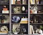 bookshelf styling | home | Pinterest #书房#@北坤人素材