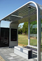 创意景观候车廊架设计图集丨公交站台候车亭建筑设计