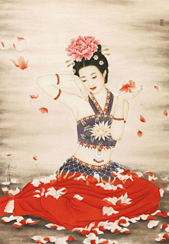 天龙神剑采集到【美人画】_工笔仕女