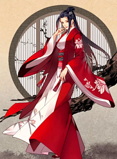 绘月初采集到古风-水墨
