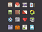 Flat Design Icons Set Vol1