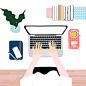 Lifestyle Flat Lay Illustrations 