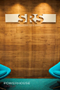 Office Fit Out- Reception, Timber Wall, Stainless Steel Signage