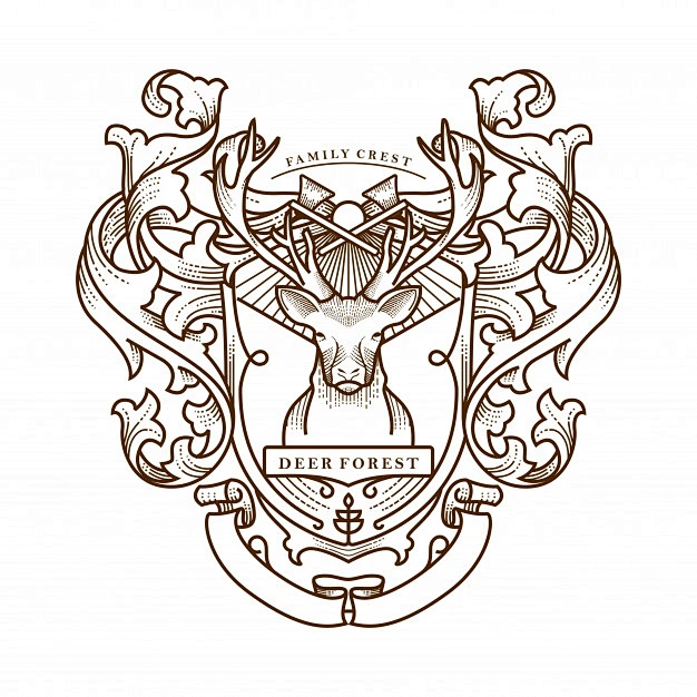 插画 图形内的花瓣采集图片-七除以二