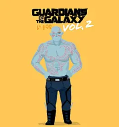 #吾空空的插画##银河护卫队2# 终于有机会看了把银河2，最感慨的就是勇度老爹太帅了！还有螳螂女你确定不是蜗牛嘛！直到电影结束我都没有怀疑过她不是蜗牛.......#插画狂想# ​​​​