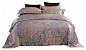 DM805Q | Queen Size Duvet Cover Set Jacquard Top and 100% Cotton Inside