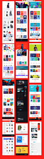 Products : Stylish and bright web based UI Kit, consisting of more than 100 ready to use elements. This UI Kit is useful and diverse, helping you to save time by facilitating great designs and easy prototyping.