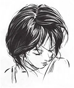 黑白画意：水墨速写美少女绘画教程-迟迟编著-微信读书 : 少女充满了青春的活力，水墨画给人一种古典的美感。当少女与水墨相遇，会有什么样的奇妙反应呢？本书介绍了用水墨绘制少女的速写技法，向大家展示了不一样的水墨风少女。本书共有五章：第一章介绍了水墨画绘制工具；第二章介绍了用水墨绘制人物的基础技法，包括头部结构、头部动态、五官的绘制技法，以及表现人物形象和动态的方法等；第三章介绍了绘制水墨动漫女孩的独特技法，包括线条、墨色的使用技巧，以及光影和服装的表现方法；第四章介绍了不同主题的案例，包括“豆蔻年华”“时光