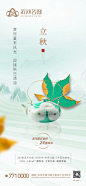 掌舵创意 [http://2710608650.qzone.qq.com]掌舵创意地产广告微信日贴刷屏价值点立秋节气