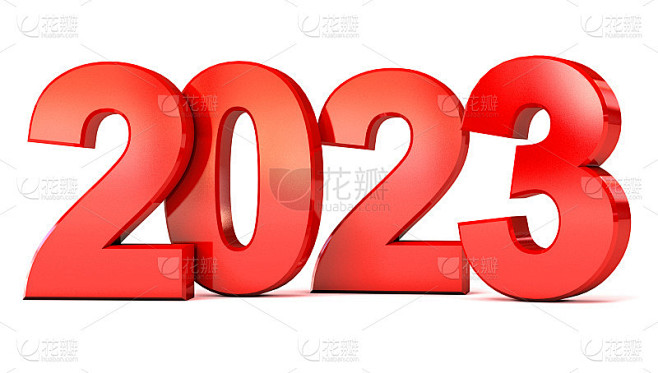 红色新年2023。概念说明