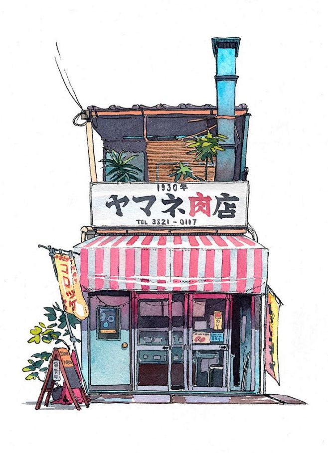 #插画#房子#Q版#手绘
