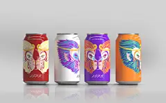 葡萄酒包装设计 澳大利亚 酒杯 红酒 白酒 易拉罐 插画 包装设计 logo设计 VI设计 空间设计 视觉餐饮