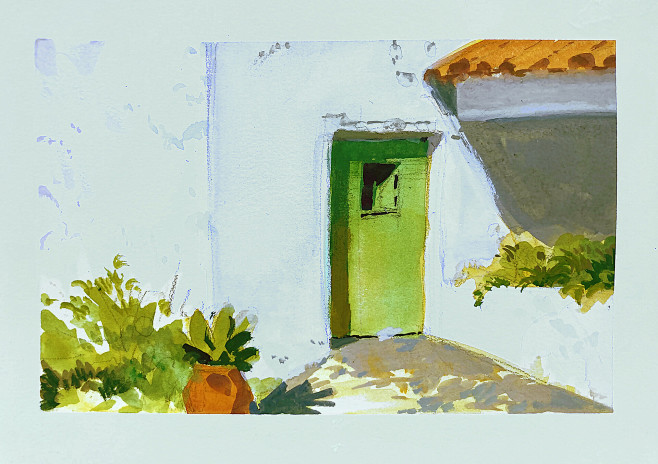 Gouache Pleinairpril...