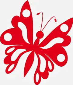手绘红色蝴蝶翅膀高清素材 png 设计图片 免费下载 页面网页 平面电商 创意素材 png素材